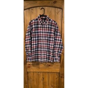 Ridgecut Toughwear Button-Up Shirt Mens M Multicolor Plaid Flannel‎ Long Sleeve